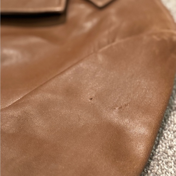 Brown Leather Jacket for Women - Picture 8 of 8